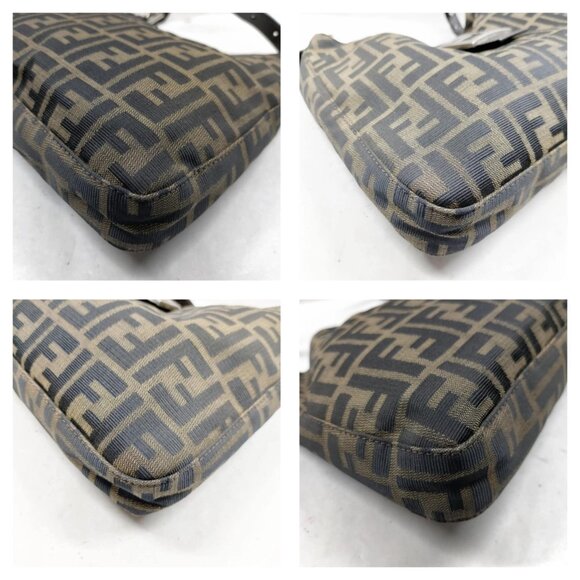 Fendi Hand Bag Brown Canvas 614-082325 - Picture 6 of 14